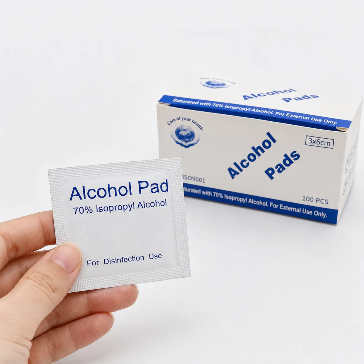 500/1000-Pack 70% Isopropyl Alcohol Prep Pads – Individually Wrapped Alcohol Prep Pads SPOT Alcohol Pads 10 boxes