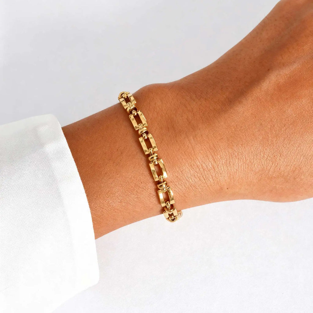 Minimalist Gold Plated Stainless Steel Chain Necklace Women Chain Link Necklace SPOT