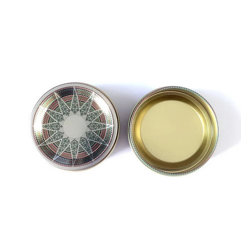 Saffron Tin Box with PVC Window – 1g Tinplate Spice Container Spice Tin Container SPOT