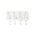 Silicone Popsicle Molds 3-Pack + 50 Wooden Sticks | DIY Ice Pops Popsicle Mold Set SPOT 1pc