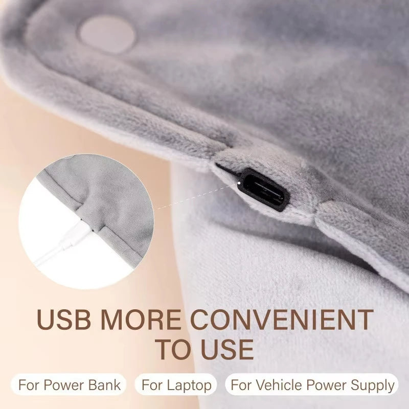 USB Electric Heating Blanket – Heated Warm Mat for Bed & Sofa Electric Heating Blanket SPOT