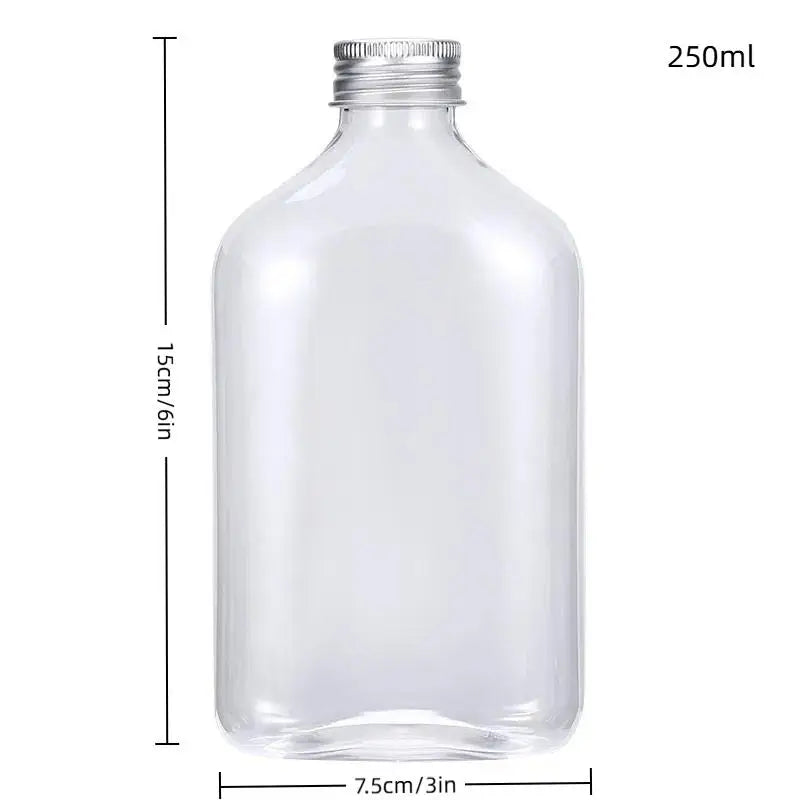 Milk Tea Bottle with Aluminum Lid – 250/350/500ml Takeout Takeout Drink Bottle SPOT 250ML