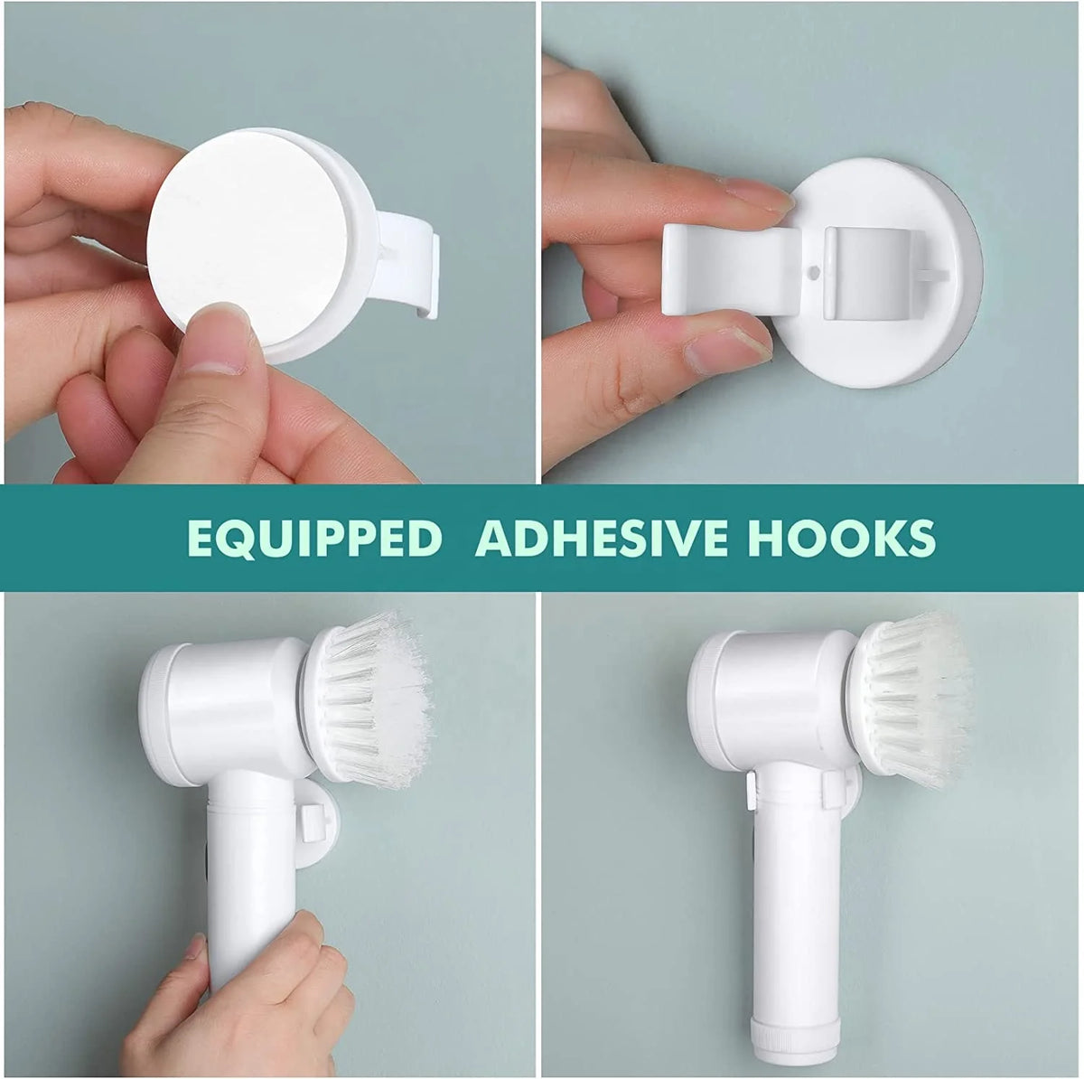 Portable Electric Spin Scrubber – Wireless Rotary Cleaning Brush Electric Cleaning Brush SPOT