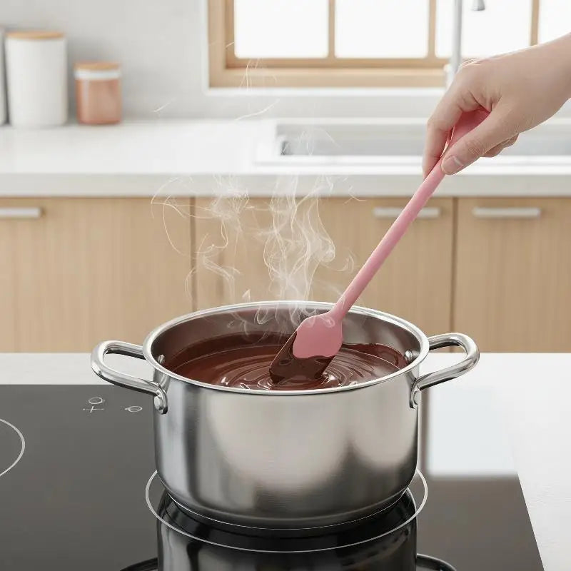 Double-Ended Silicone Spatula Spoon – BPA-Free Kitchen Tool Silicone Spatula Spoon SPOT