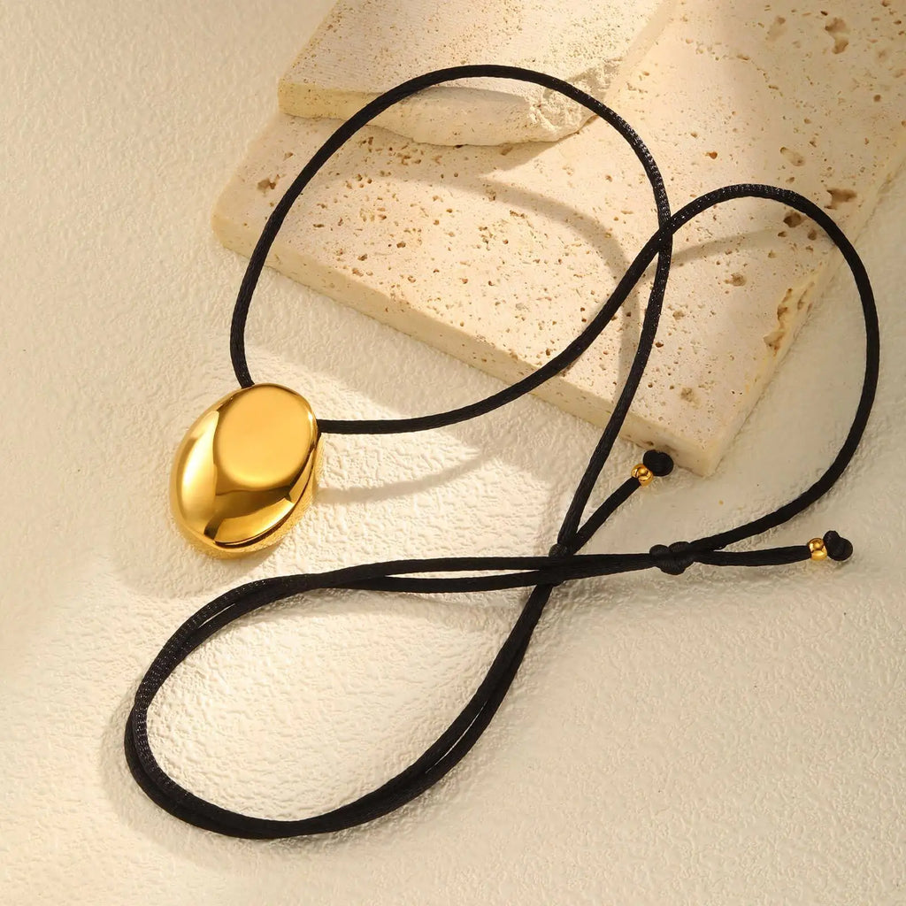 Meaeguet Long Sweater Chain Necklace – Geometric Pendant Pendant Necklace SPOT