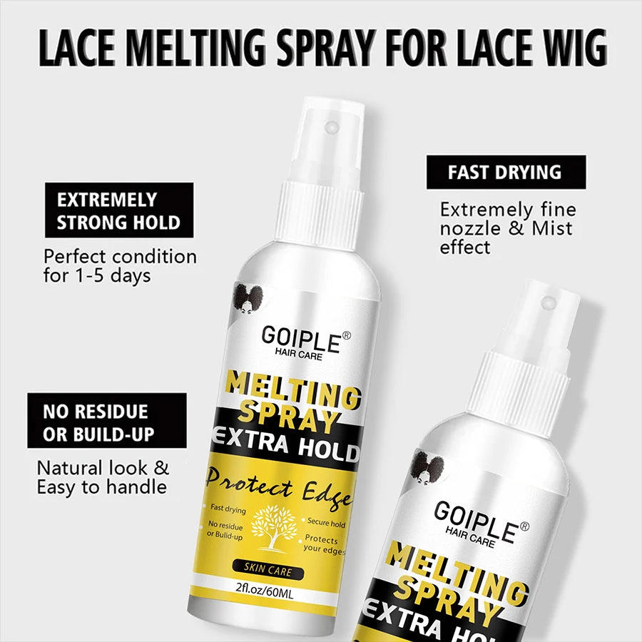 GOIPLE Edge Control Wig Adhesive & Hair Styling Set 9pcs Hair Styling Set SPOT
