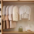 PVC Garment Covers – Translucent Breathable Dust Covers 5-Pack Garment Dust Covers SPOT 5pcs