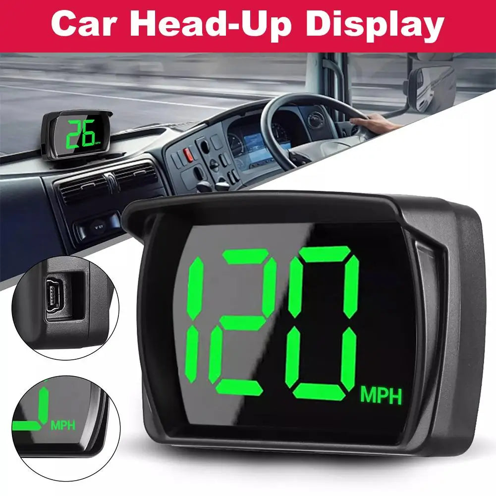Universal GPS Car HUD Head-Up Display – HD Speed Meter Car HUD Display SPOT