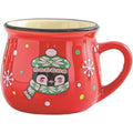 Christmas Ceramic Mug 150ml – Santa & Penguin Xmas Cup Ceramic Holiday Mug SPOT 101-200ml