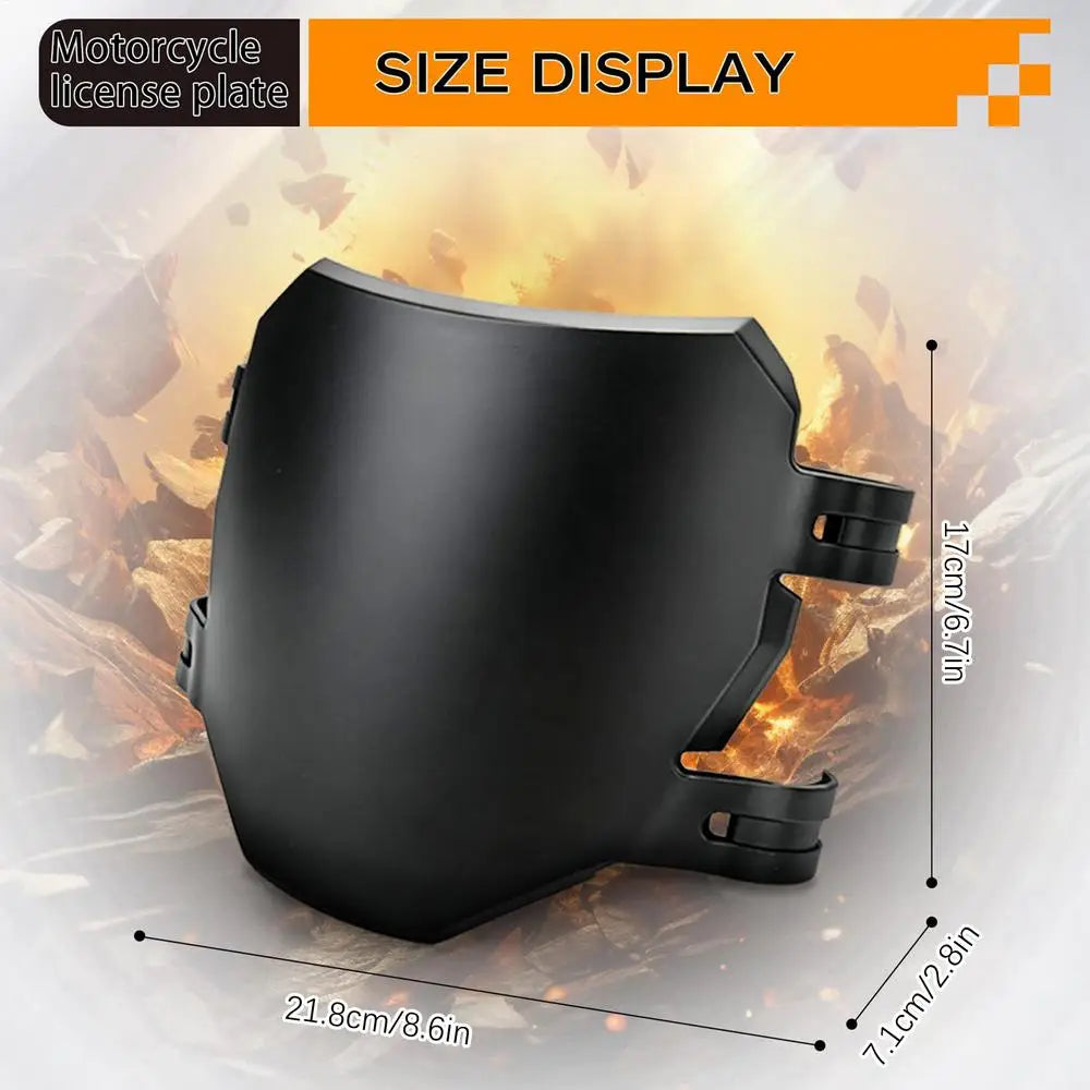 Universal Front Number Plate for Surron Alaria E-Dirt Bike Dirt Bike Number Plate SPOT Black