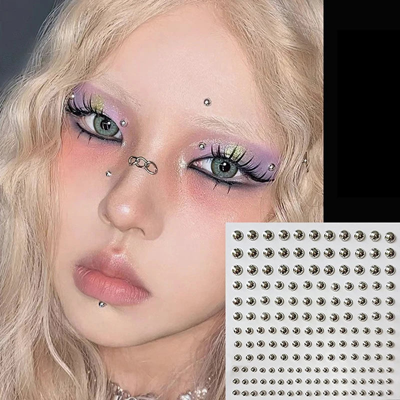 Self-Adhesive Rhinestone Face Gems – Non-Piercing Body Stickers Body Gem Stickers SPOT