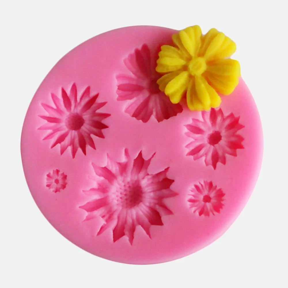 Rose Flower Silicone Mold – Reusable Baking & Craft Mould Silicone Baking Mold SPOT chrysanthemu