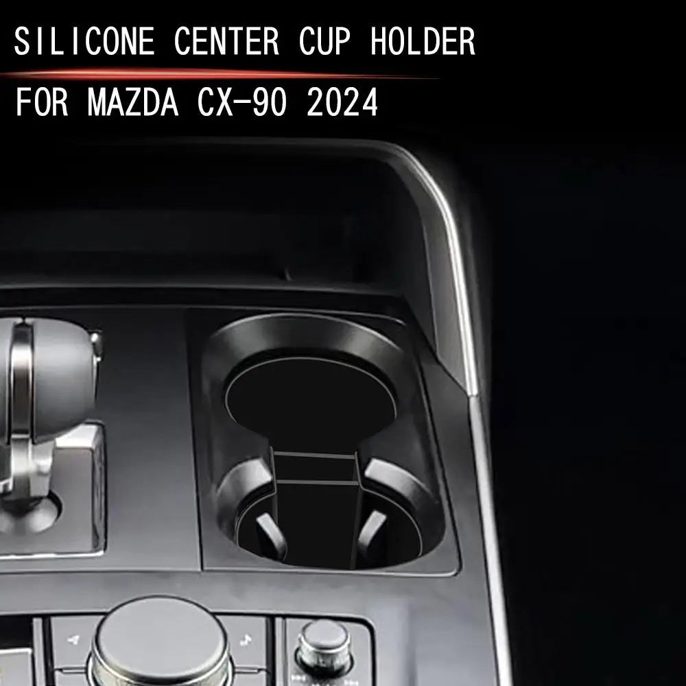 Silicone Cup Holder Cover for Mazda CX-60 CX-80 CX-90 2024–2025 Cup Holder Cover SPOT