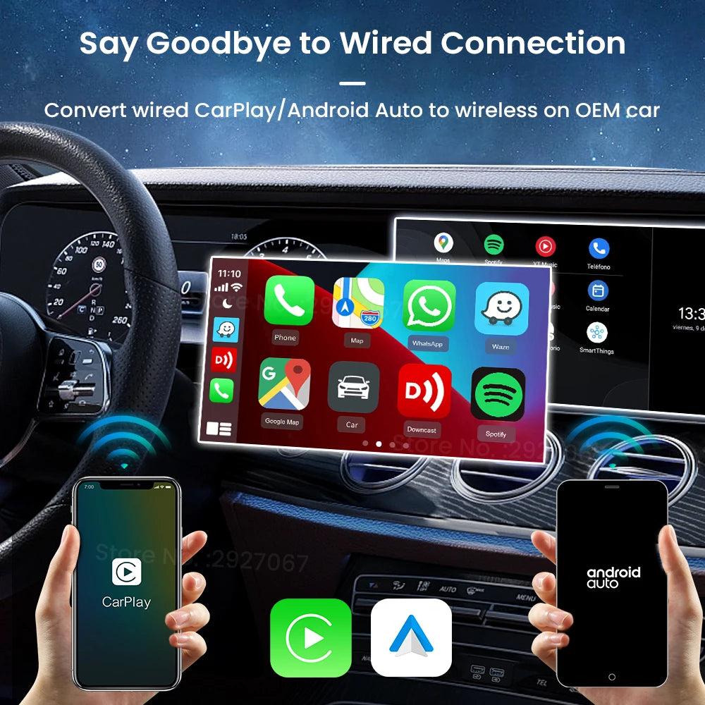 CarlinKit Mini 3 Pro Wireless CarPlay & Android Auto Adapter Wireless CarPlay Adapter SPOT