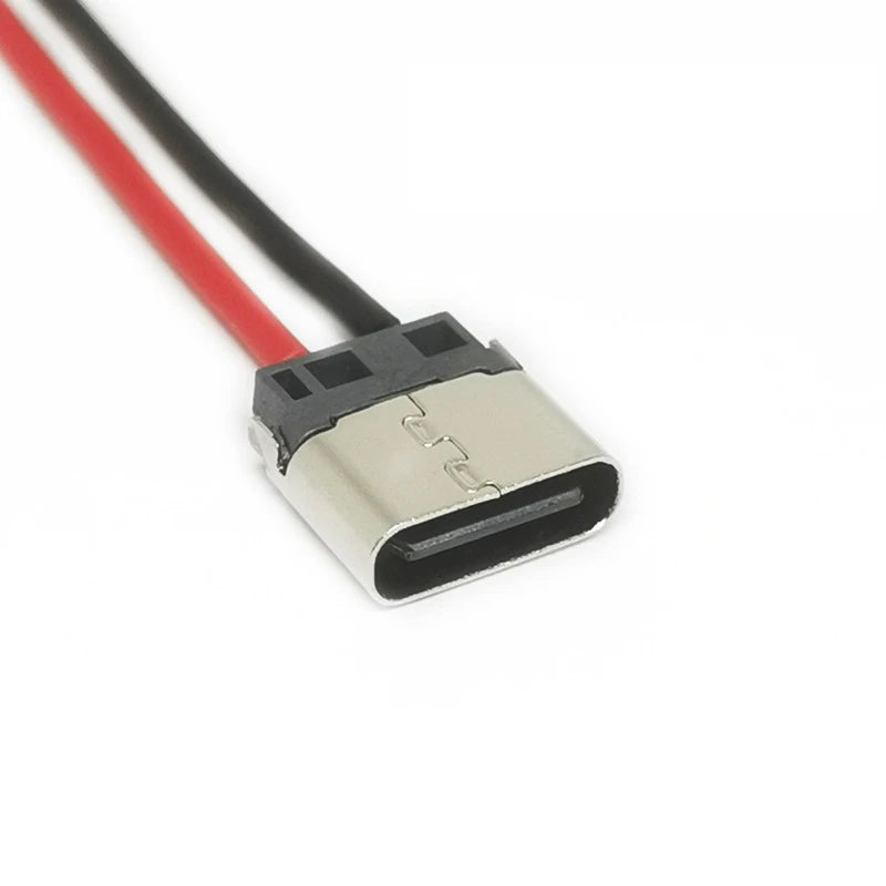 5-Pack USB Type-C 2-Pin Solder Female Connector – 3A 20V USB-C Connector SPOT