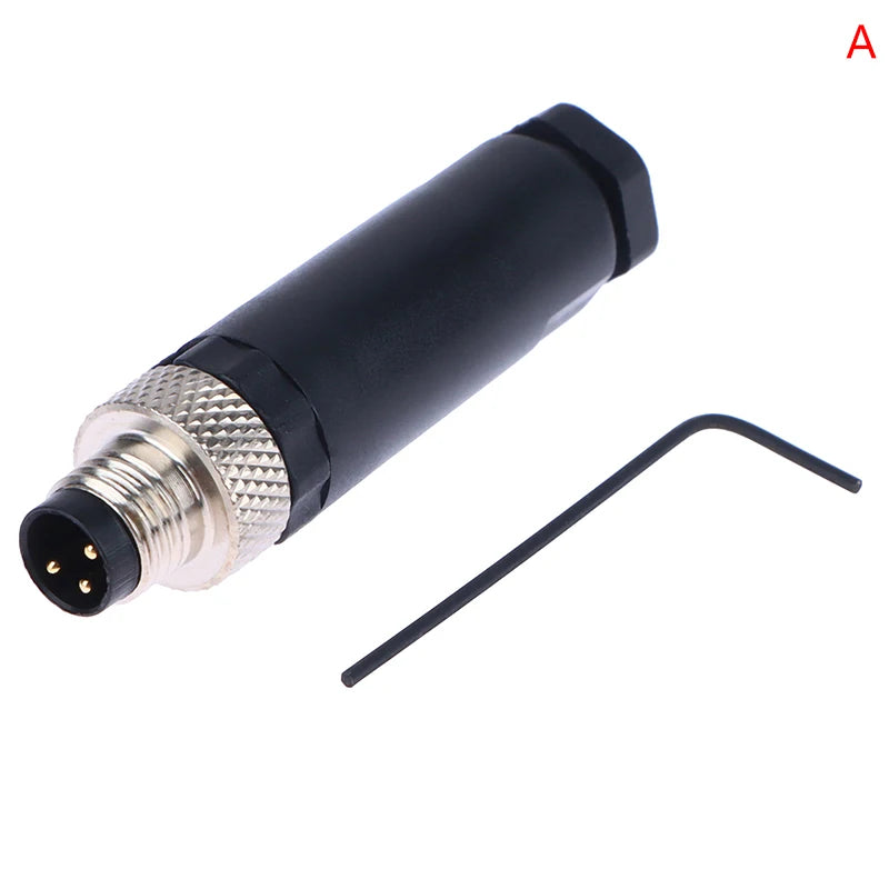 M8 Waterproof Sensor Connector Set – 3/4 Pin Male & Female Plugs Sensor Connector SPOT 3Pin Male