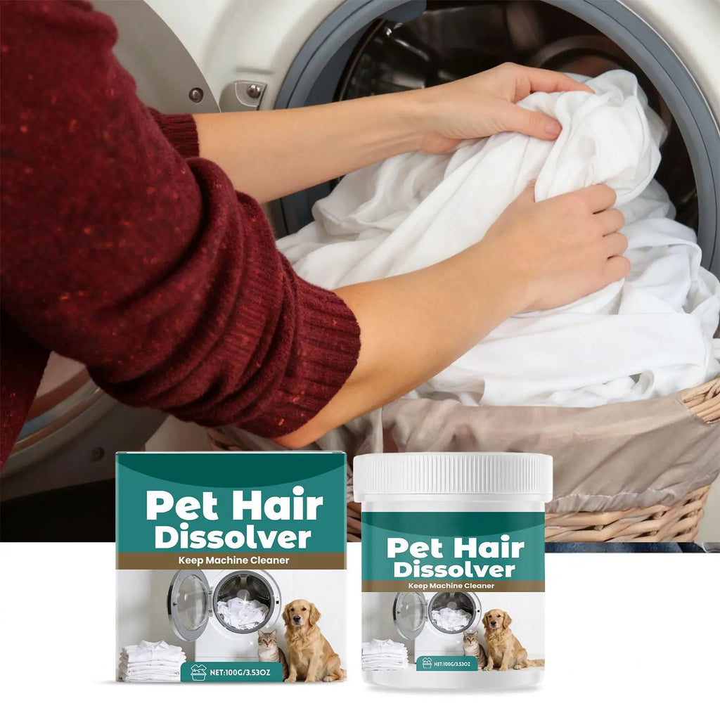 Pet Hair Dissolving Powder for Washing Machine – 100g Laundry Cleaning Powder SPOT