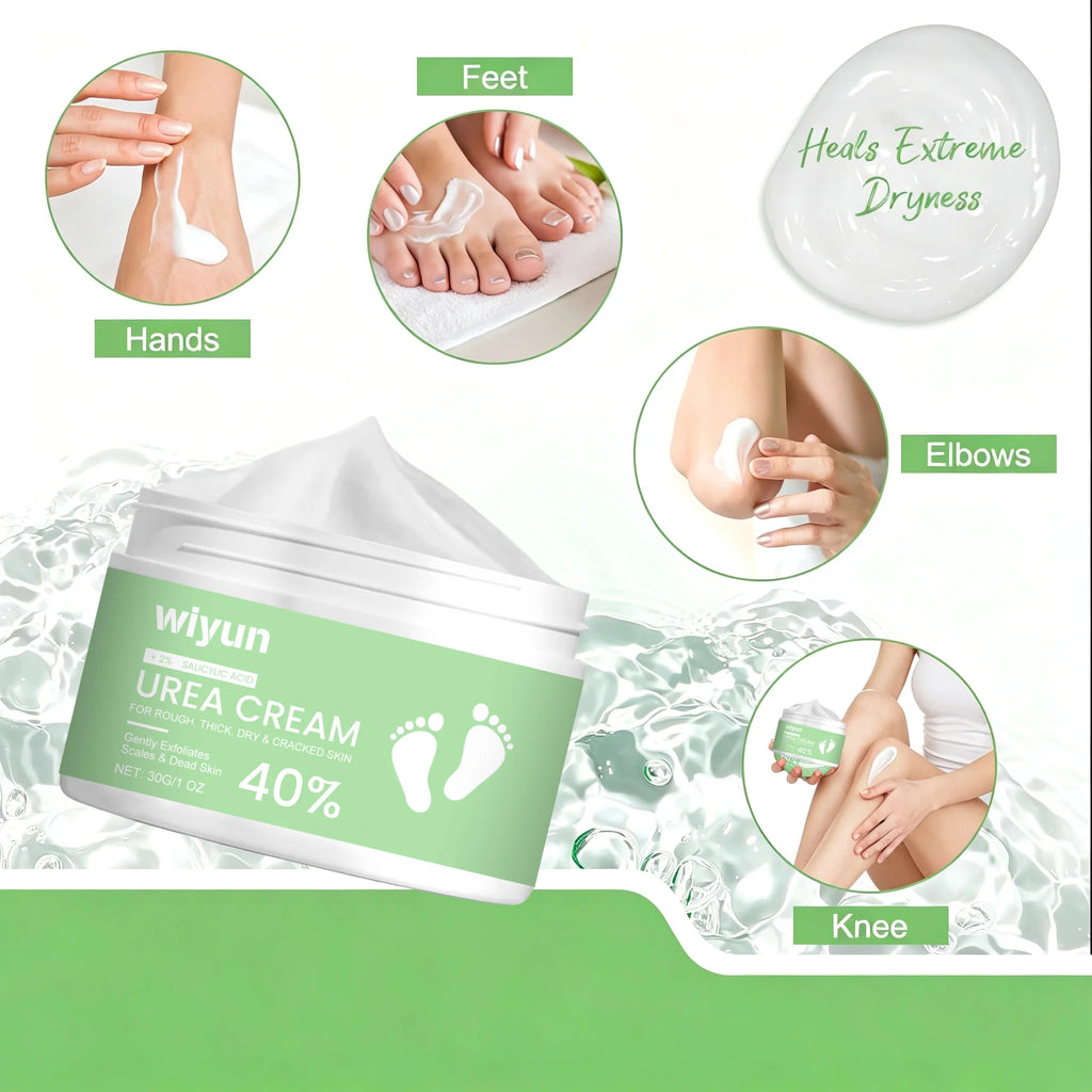 WIYUN 40% Urea Cream 2% Salicylic Acid – Hand & Foot Cream Foot & Hand Cream SPOT
