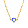 Evil Eye Necklace – Blue Nazar Pendant | Gold Stainless Steel Pendant Necklace SPOT NC-1263G