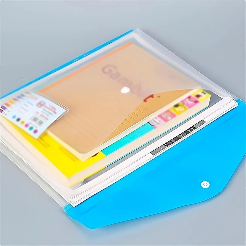 6-Pack A4 Binder Pocket Folders – Expandable Colorful File Envelopes Binder Pocket Folders SPOT