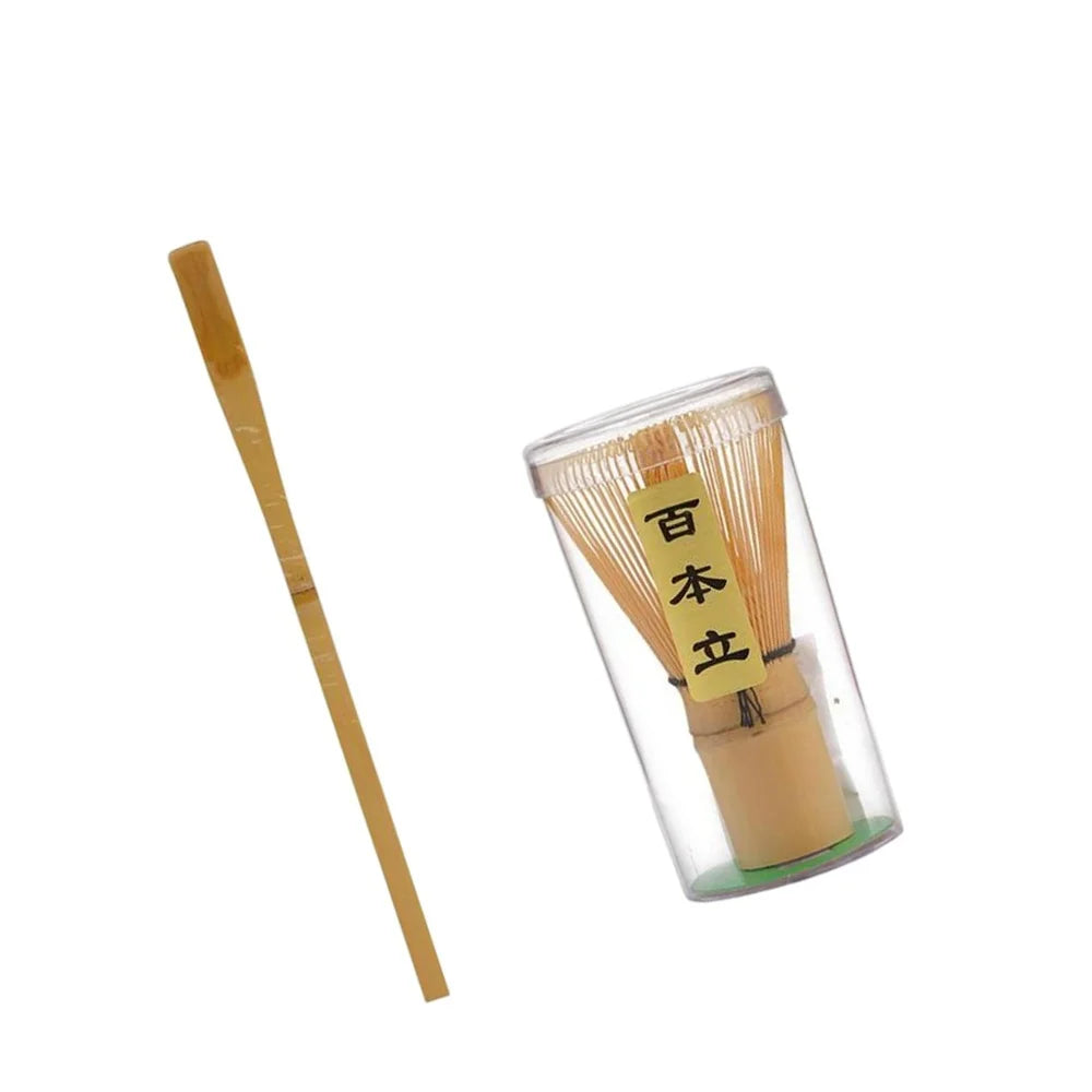 Bamboo Matcha Whisk Set – Japanese Chasen Tea Ceremony Kit Matcha Whisk Set SPOT 2pcs