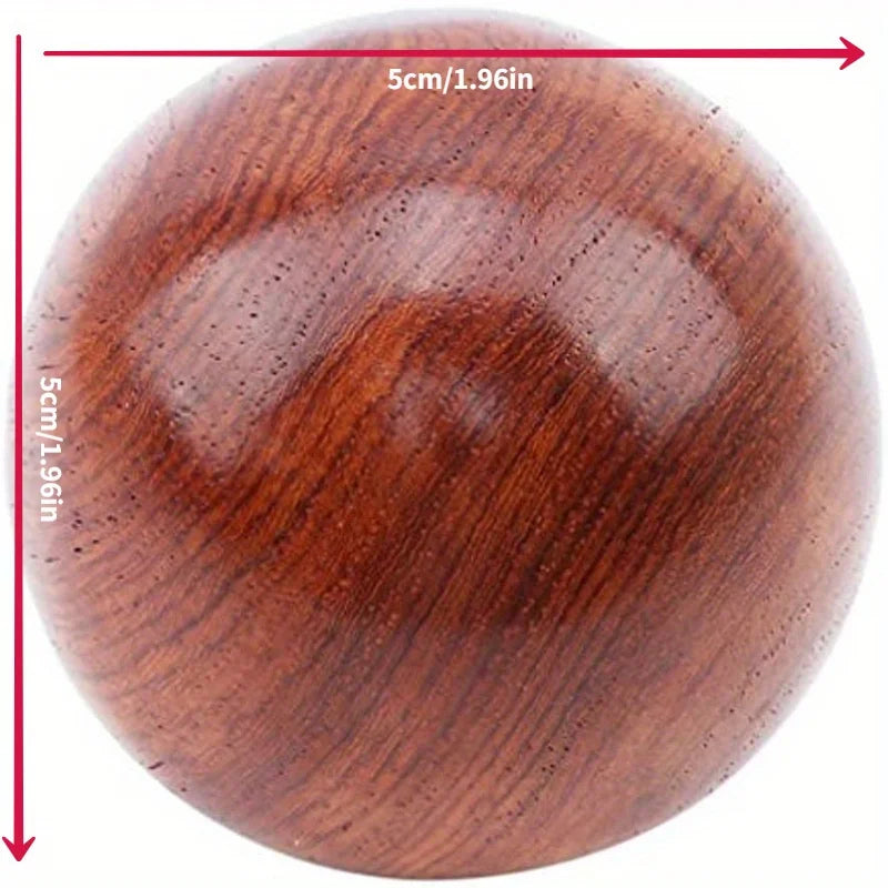 2-Pack Wooden Rolling Ball Set – Hand Massage & Exercise Wooden Massage Balls SPOT