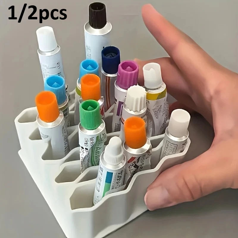 32-Compartment Desktop Organizer for Cosmetics & Creams Cosmetics Storage Rack SPOT