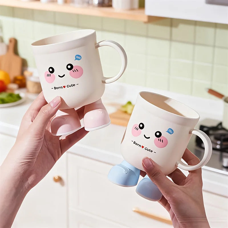 Cute Cartoon Big-Eyed Mouthwash & Toothbrushing Cup Bathroom Rinse Cup SPOT