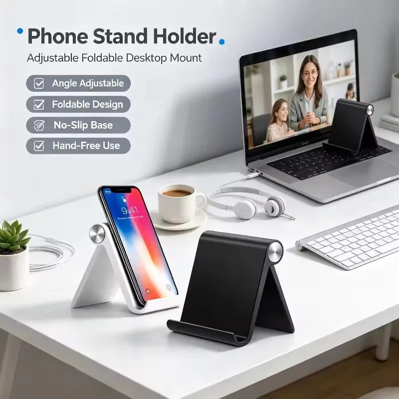 Adjustable Foldable Phone Stand – Universal Desktop Holder Phone Stand SPOT
