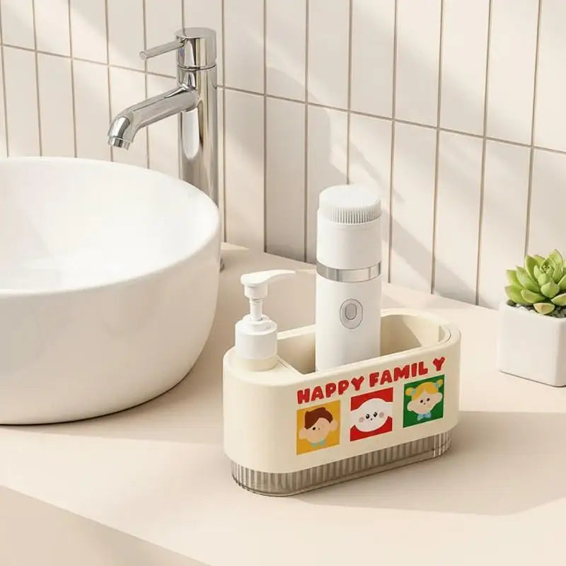 2-in-1 Dish Soap Dispenser with Sponge Holder for Kitchen Soap Dispenser SPOT