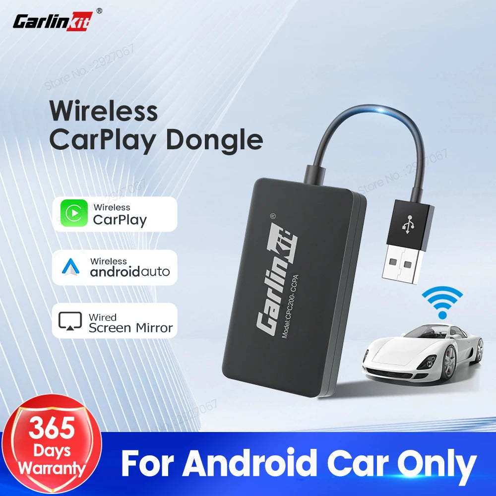 CarlinKit Wireless CarPlay & Android Auto USB Dongle Adapter Car Multimedia Adapter SPOT