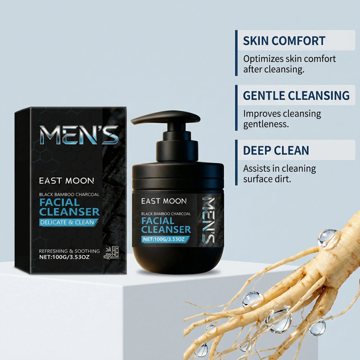 Men's Charcoal Face Wash – Deep Cleanse & Oil Control Men's Face Wash SPOT