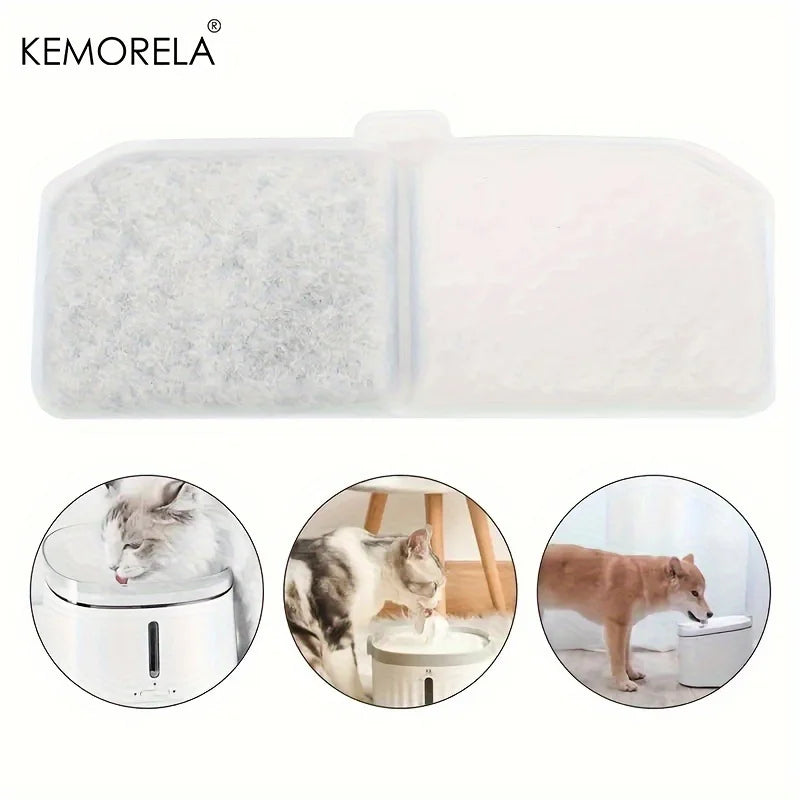 KEMORELA Pet Water Fountain Carbon Filters 10/16-Pack 113x43mm Pet Fountain Filter SPOT
