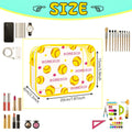 Football-Themed Transparent PVC Toiletry & Makeup Travel Bag Travel Toiletry Bag SPOT Gold