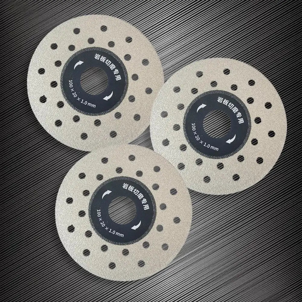 3-Pack 100mm Porous Cutting Discs for Stone, Tile & Ceramic Cutting Disc Set SPOT