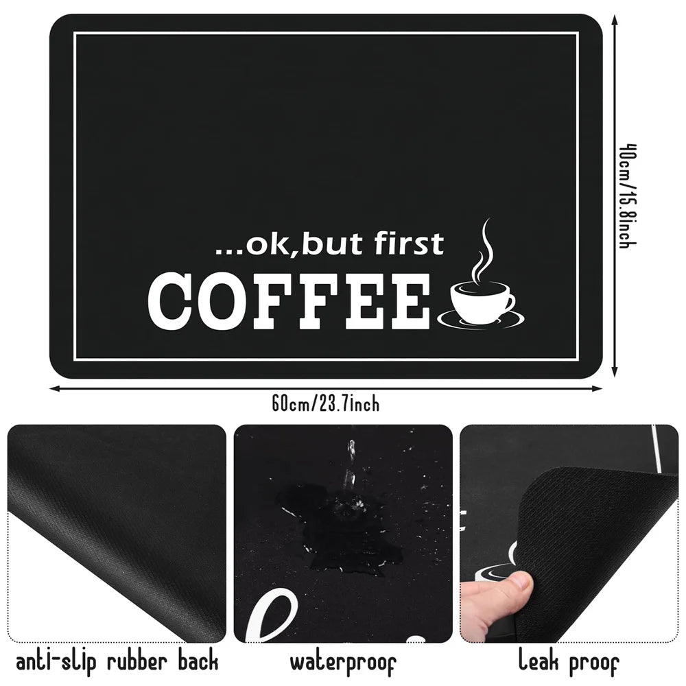 Coffee Machine Silicone Mat – 3 Sizes | Heat-Safe Table Pad Kitchen Appliance Mat SPOT