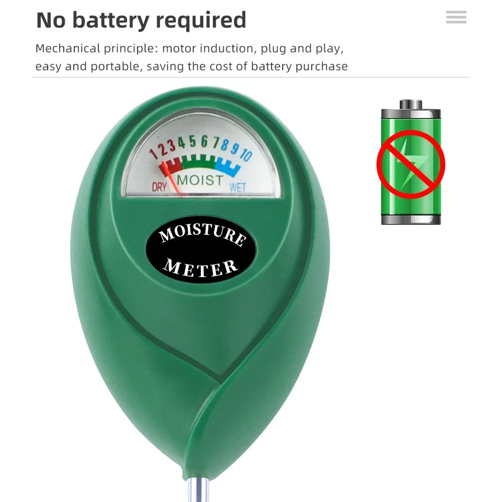 Soil Moisture Meter – No Battery Instant Read Plant Hygrometer Soil Moisture Meter SPOT