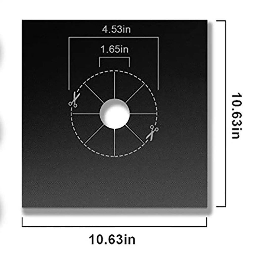 Reusable Gas Stove Protector Pad – Fiberglass Cooker Liner Stove Protector Pad SPOT