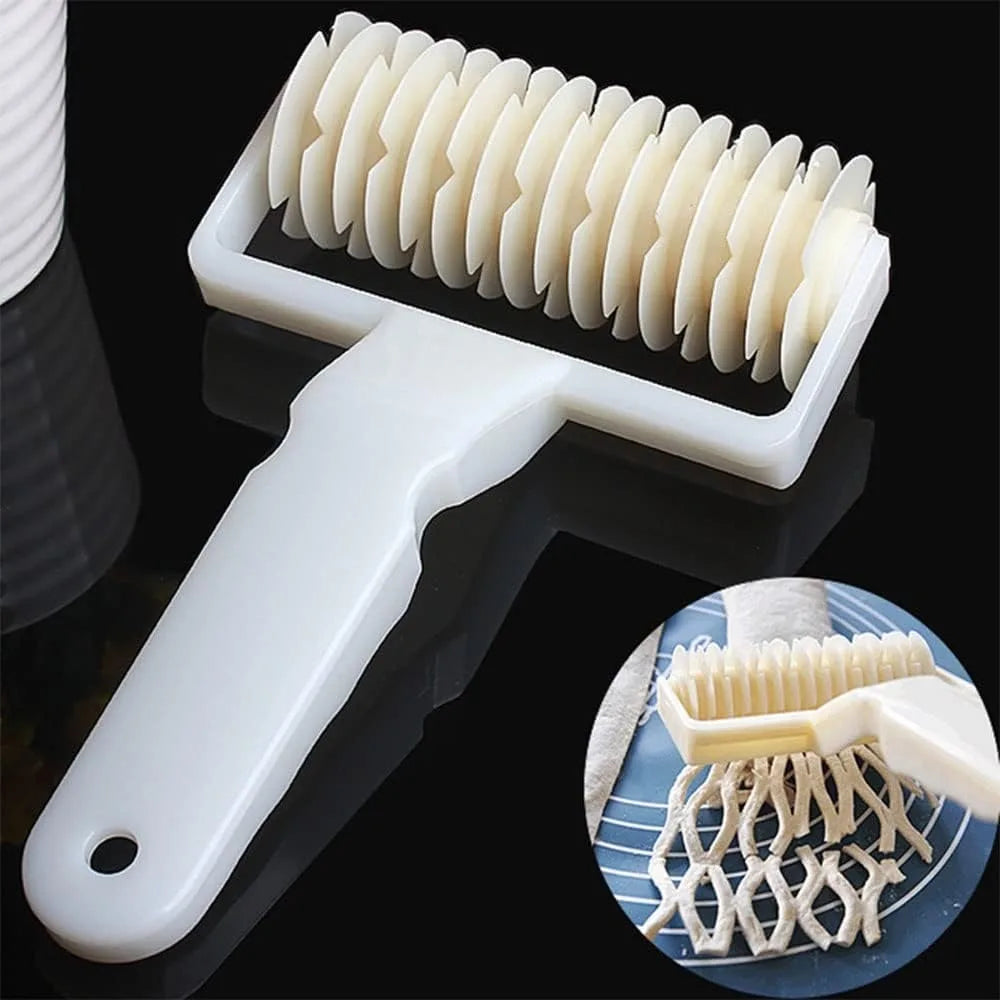 2-Pack Pastry Lattice Roller Cutter – Dough Decorating Wheel Pastry Lattice Cutter SPOT