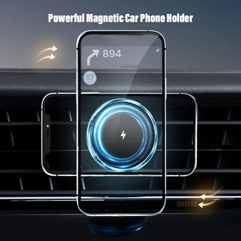 Magnetic Car Wireless Charger & Phone Holder – 15W Fast Charge Car Wireless Charger SPOT