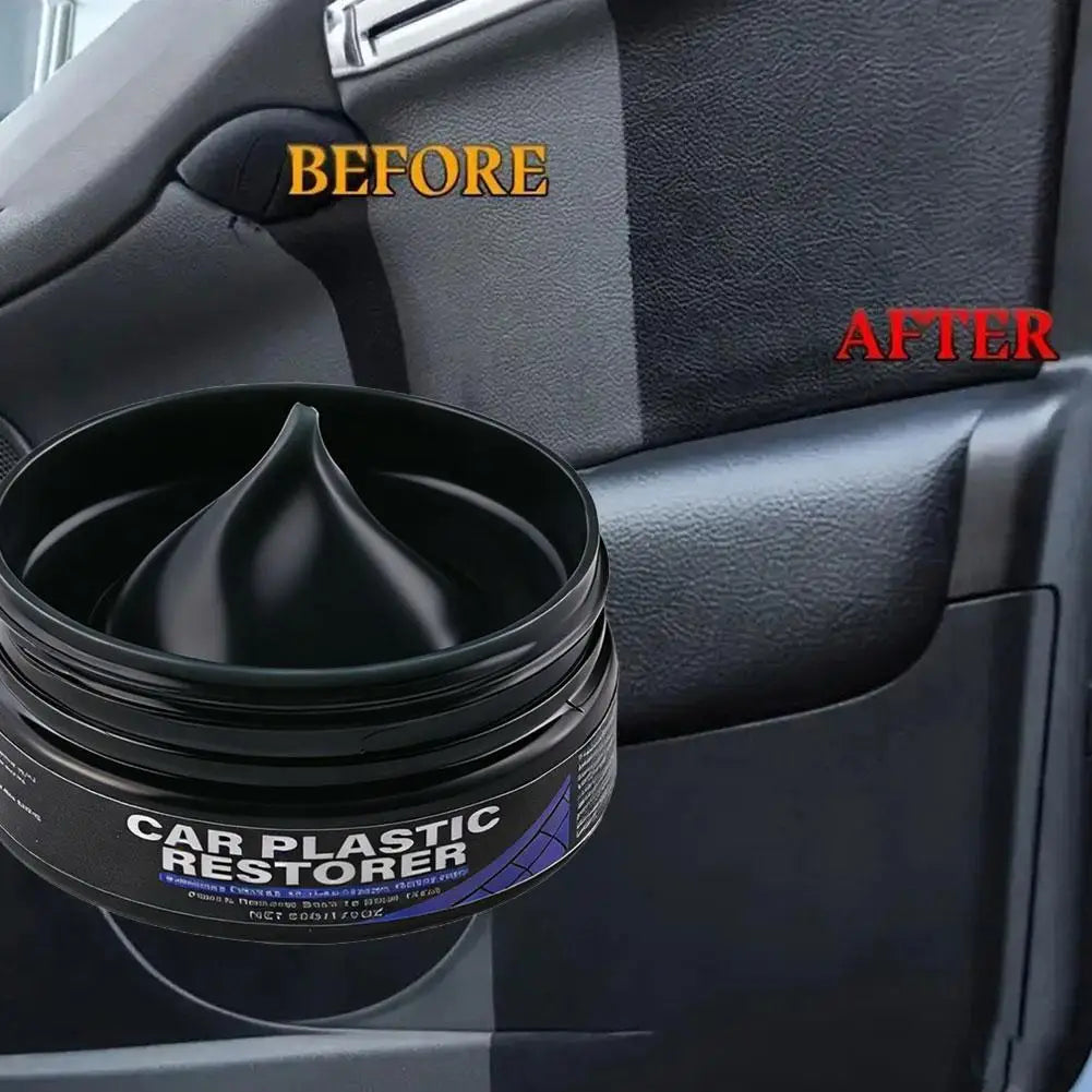 Car Interior Restorer Wax – Dashboard & Plastic Polish Paste Car Interior Polish SPOT