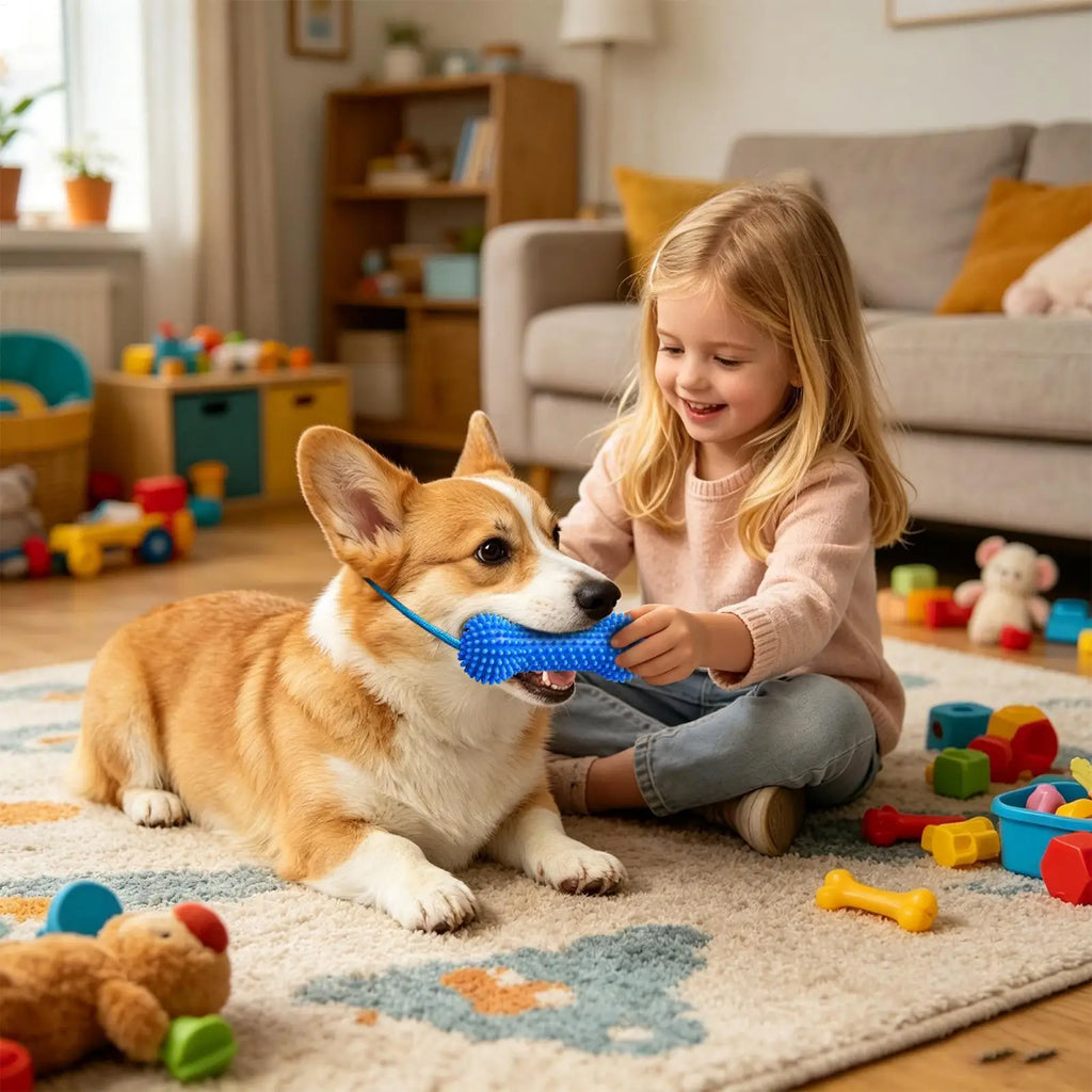 Dog Dental Chew Toy – Dual-Action Teeth Cleaner for Puppies Dog Dental Chew Toy SPOT