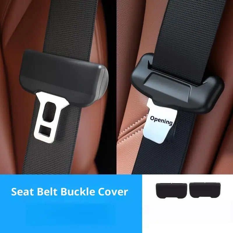 Silicone Seat Belt Buckle Cover – Anti-Scratch Car Protector Seat Belt Accessory SPOT