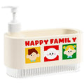 2-in-1 Dish Soap Dispenser with Sponge Holder for Kitchen Soap Dispenser SPOT 1pcs
