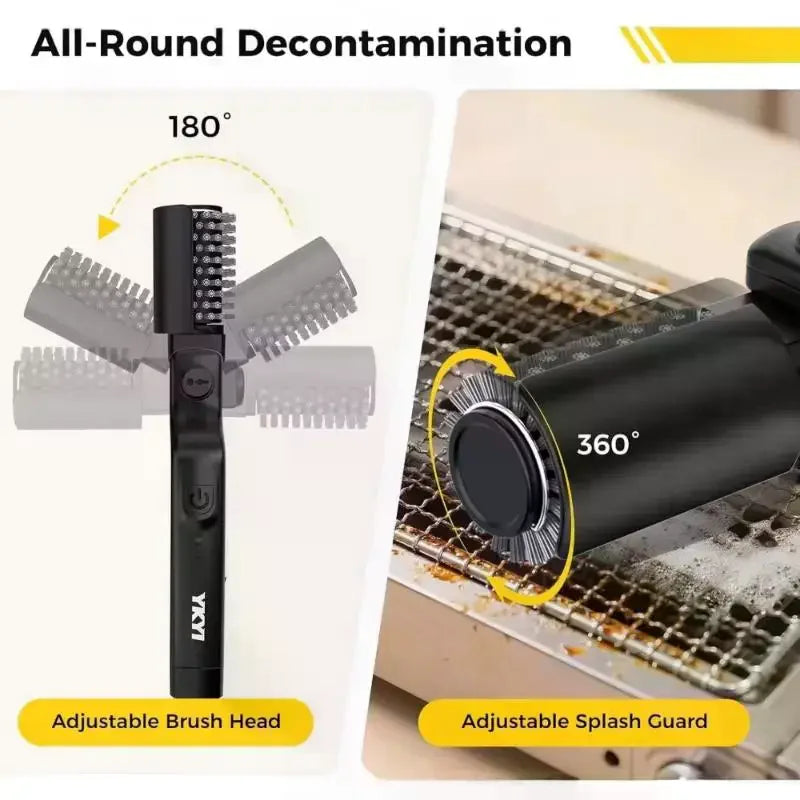 Electric BBQ Grill Cleaning Brush – Cordless Rotating Scraper Electric Cleaning Brush SPOT