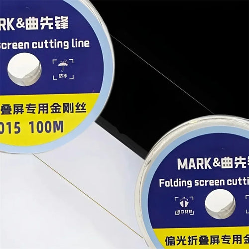 0.015mm Diamond Wire Cutting Line 100M – LCD & OLED Screen Screen Separation Wire SPOT