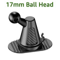 Universal 17mm Ball Head Car Phone Mount – Dashboard Cradle Car Phone Mount SPOT black