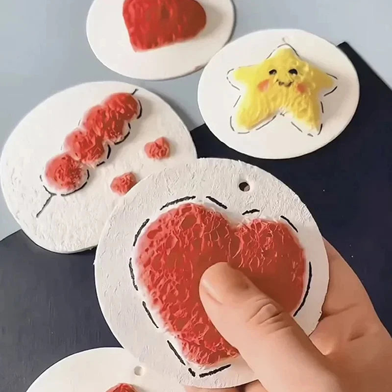 3D Magic Puffy Foam Painting Paper for Kids – DIY Art Craft Kids Art Craft Kit SPOT