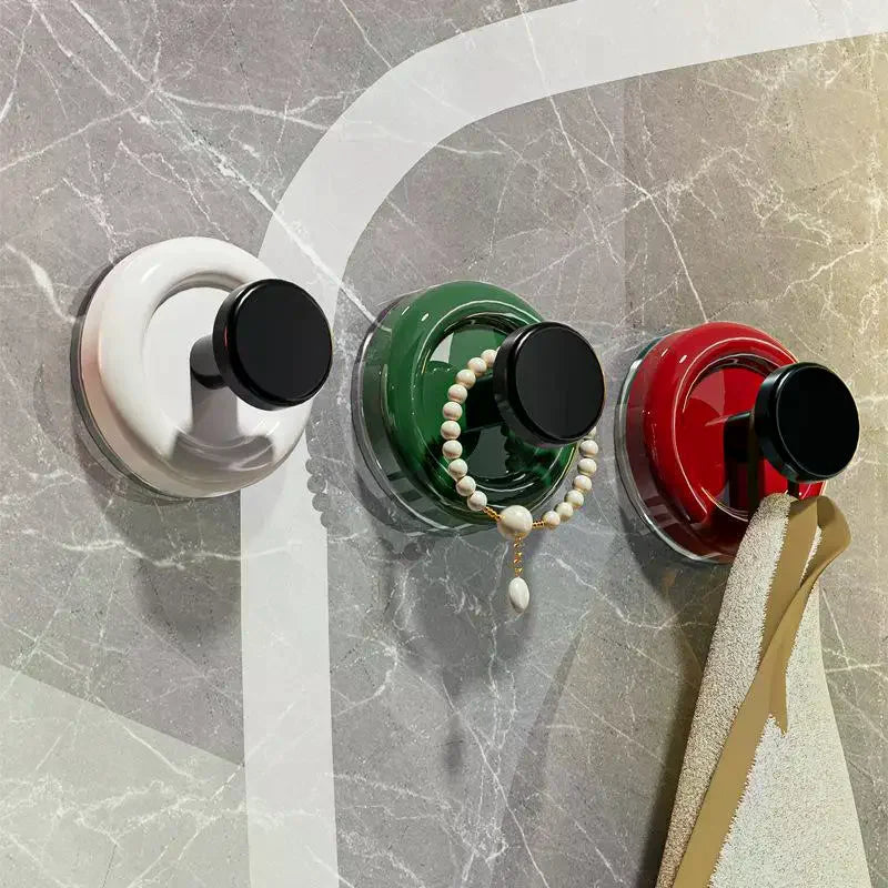4-Pack No-Drill Suction Cup Wall Hooks – ABS Bathroom Hangers Suction Cup Hooks SPOT