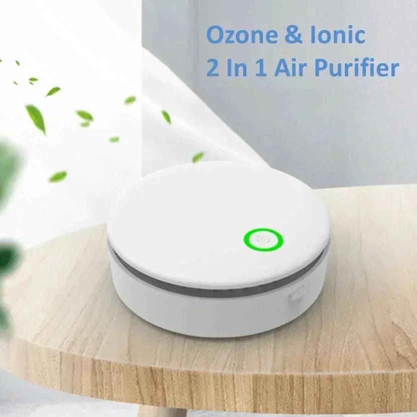 NOCCLILI 2-in-1 Ozone Air Purifier H13 HEPA Odor Eliminator Ozone Air Purifier SPOT